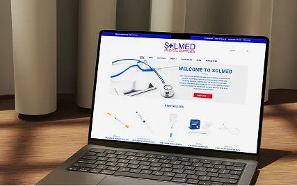 SolMed website by Q Agency