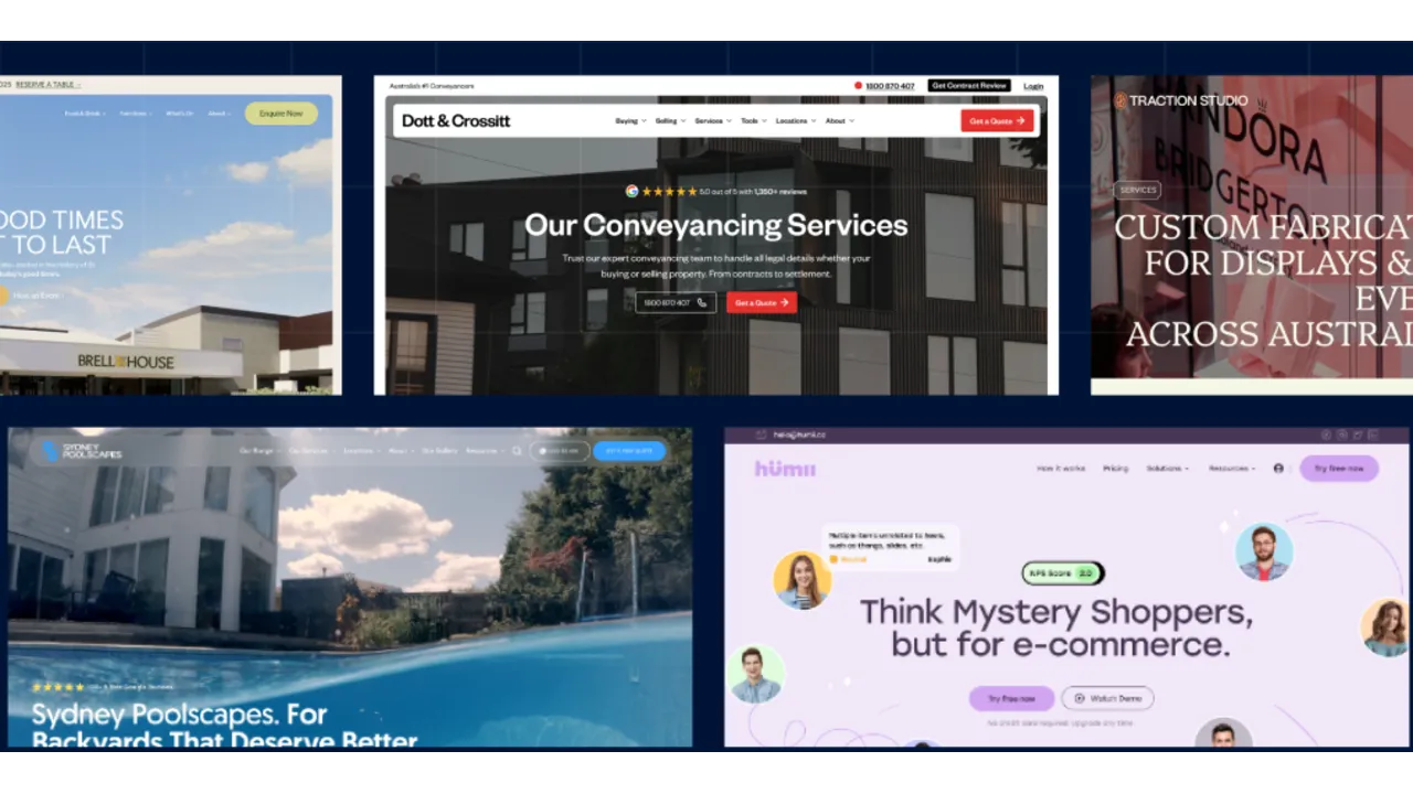 Websites designed and built by Q Agency