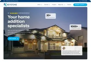 Keystone Building Services website and campaign