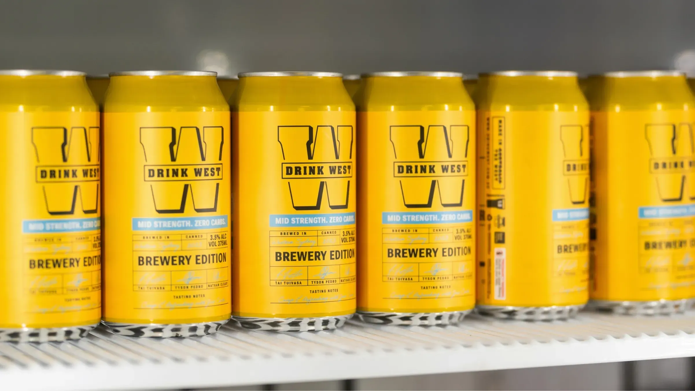 Drink West can launch campaign by Q Agency