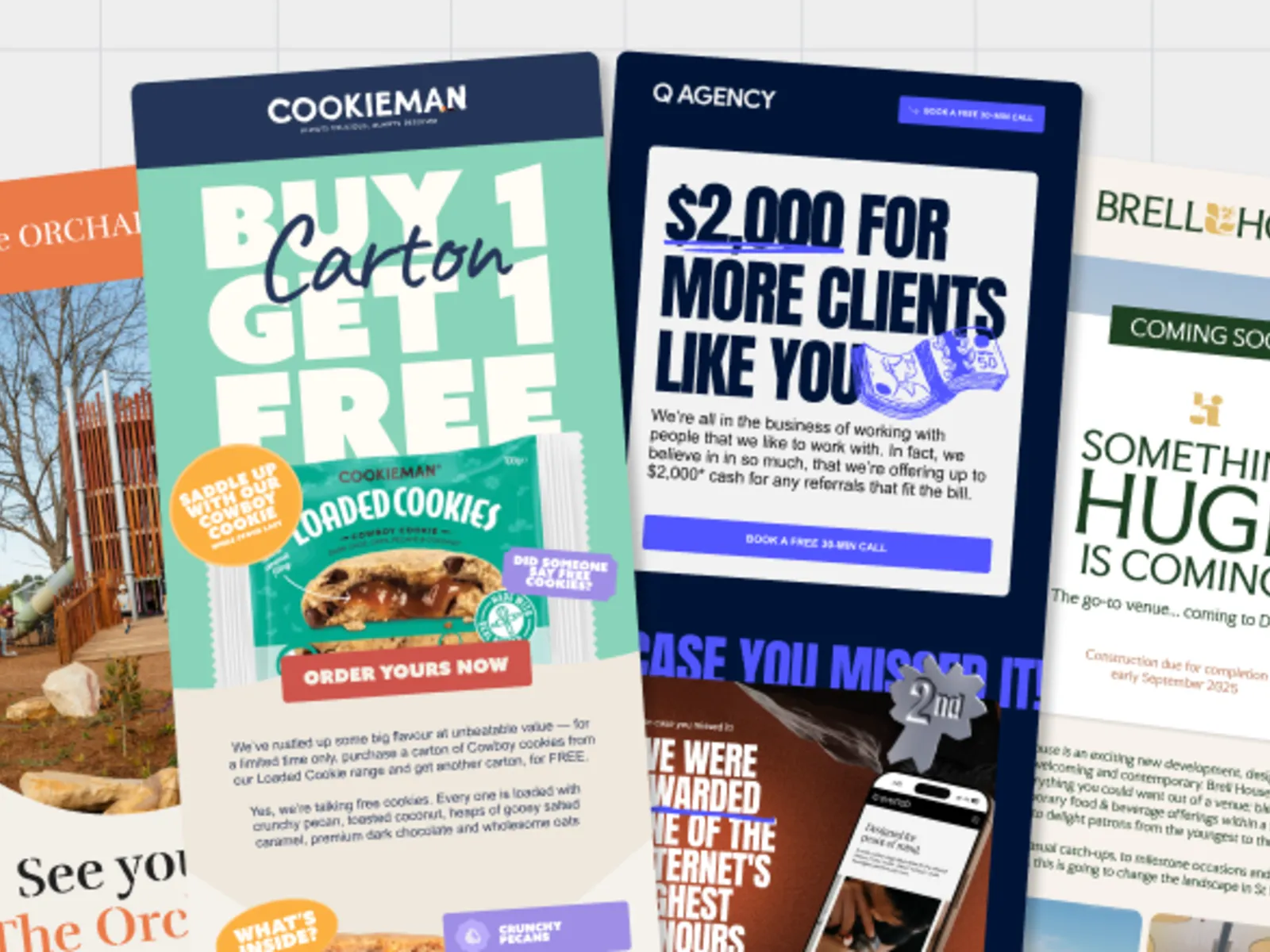Campaign work by Q Agency
